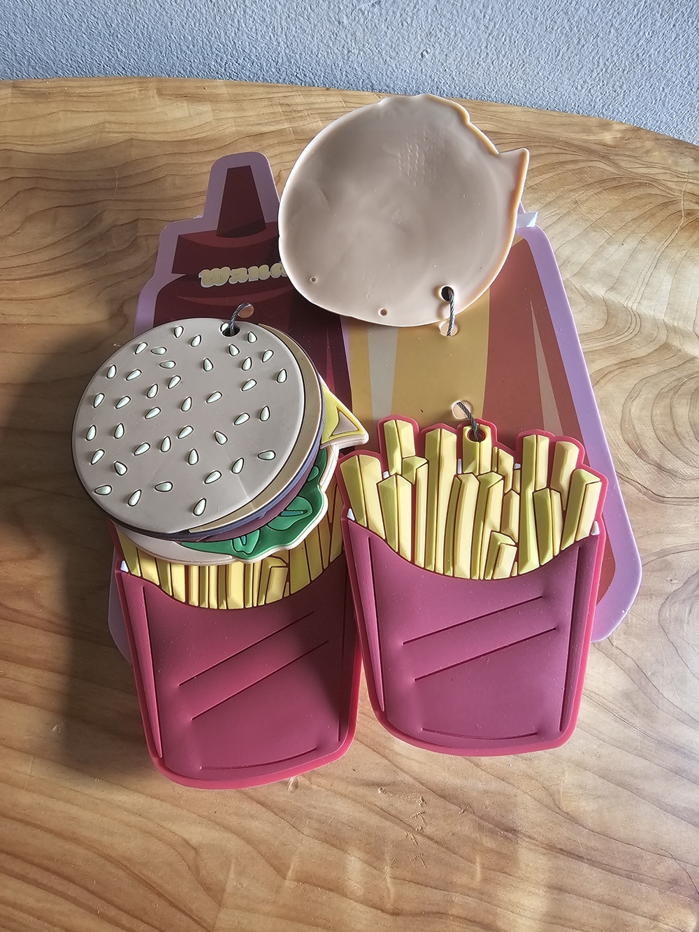 Wandering Moon Burger & Fries Bag Tags - Picture 3 of 7